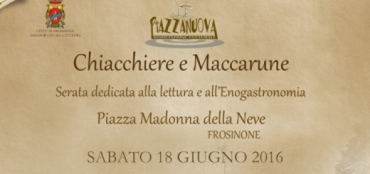 CHIACCHIERE E MACCARUNE IMMAGINE