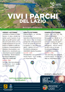 Vivi i Parchi eventi fine settimana