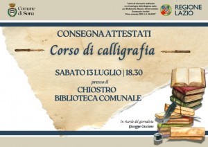 corso calligrafia cerimonia