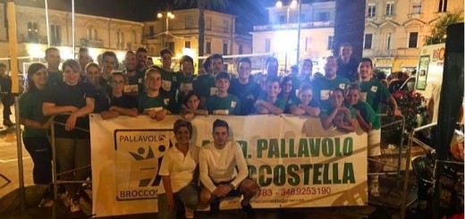 gruppo torneo di pallavolo Broccostella