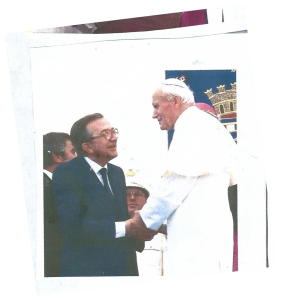 Giovanni Paolo II+Andreotti