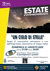 LOCANDINA UN CIELO DI STELLE