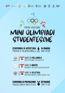 Locandina olimpiadi studentesche