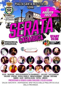 Locandina serata caraibica