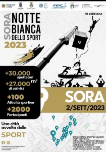 Notte bianca dello sport Sora 2023