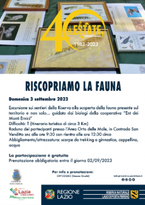 locandina riscopriamo la fauna